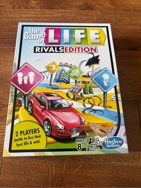 Hasbro The Game of Life Rivals Edition - Pink and Yellow Box Art